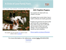 Tablet Screenshot of acircleoflovefamilyfarm.net